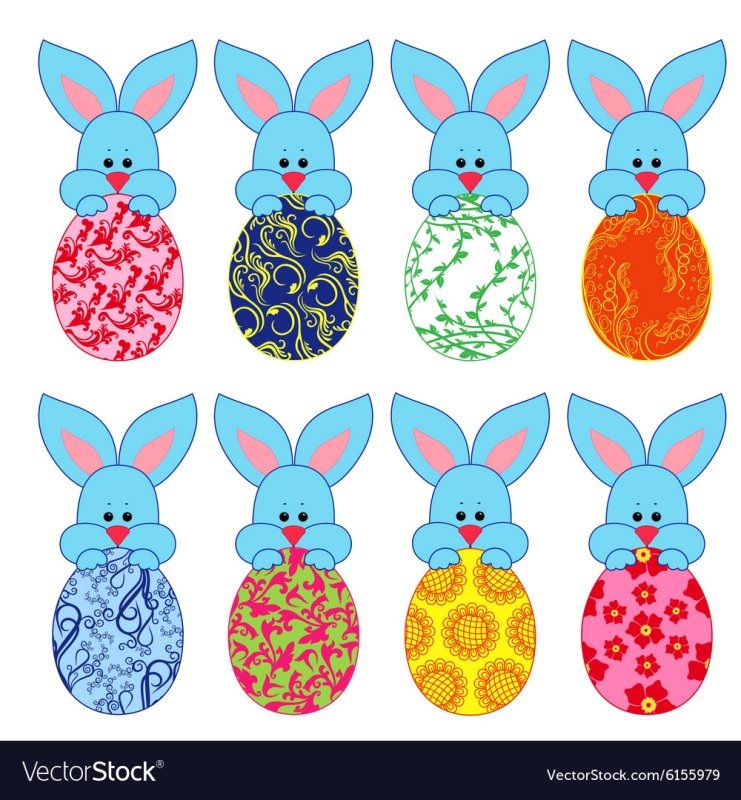 Разноцветные зайчики