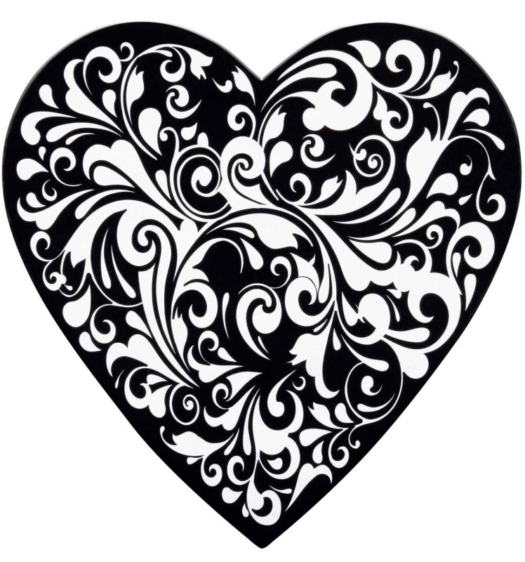 Сердце узор