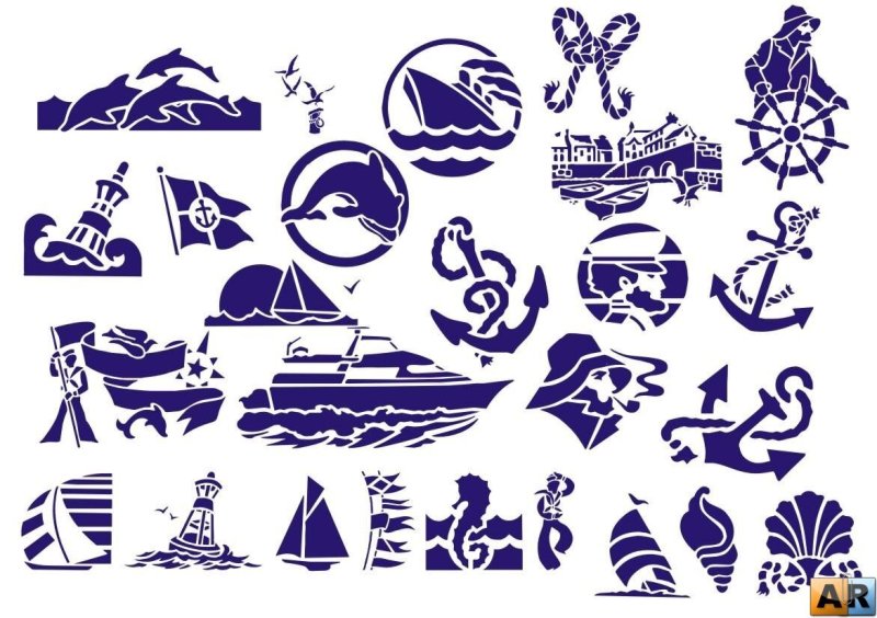 Символы морской тематики