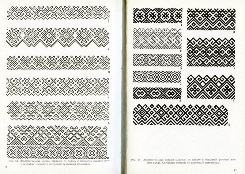 Мордовские узоры и орнаменты