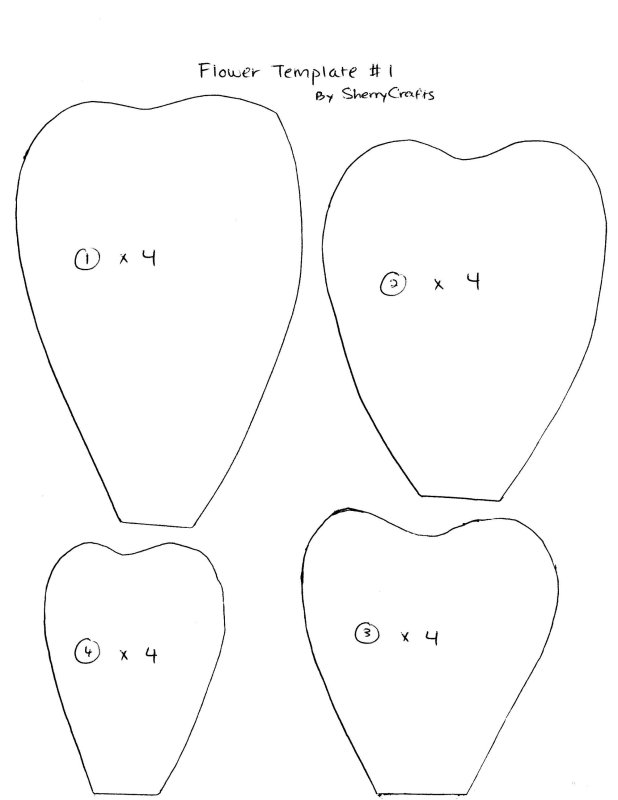 Лепестки для бумажных цветов