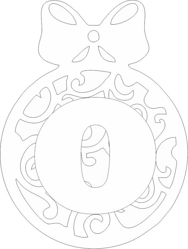 Новогодние трафареты на окна цифры