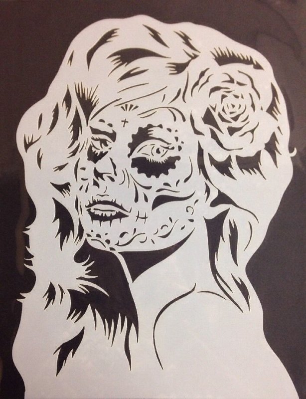 Трафареты для аэрографии для начинающих