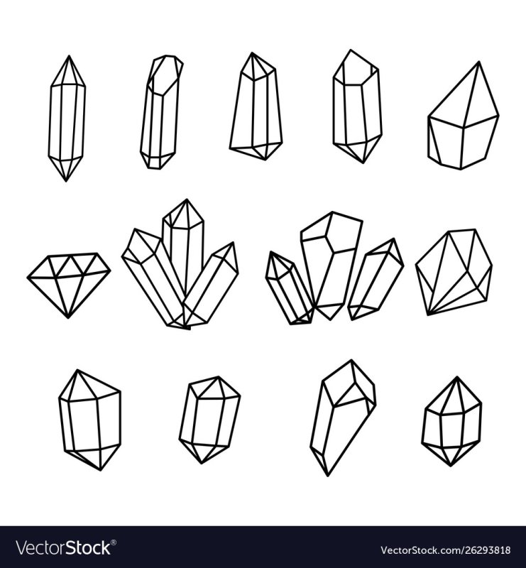 Как рисовать Кристалл