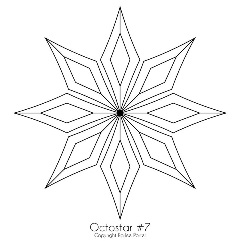 Трафарет звезды