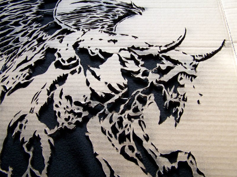 Готовые трафареты для аэрографии