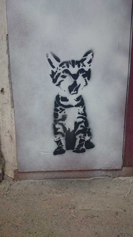 Роспись стен в подъезде