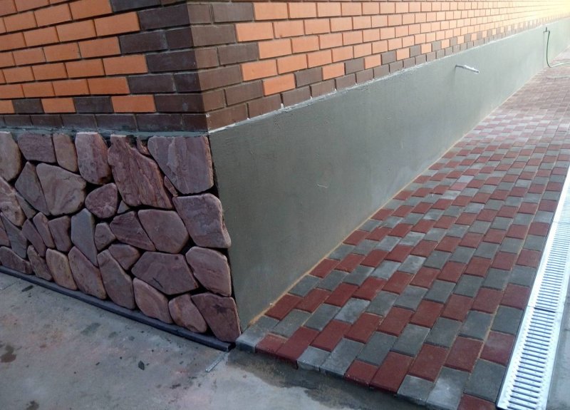 Цокольная отделка фундамента