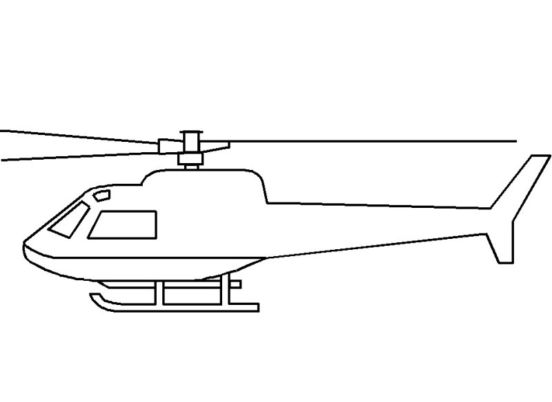 Вертолеты. Раскраска