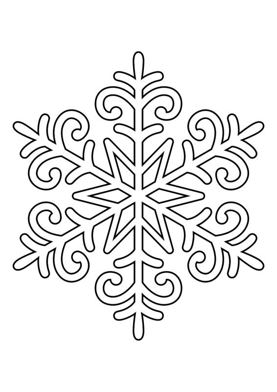 Вытынанки снежинки