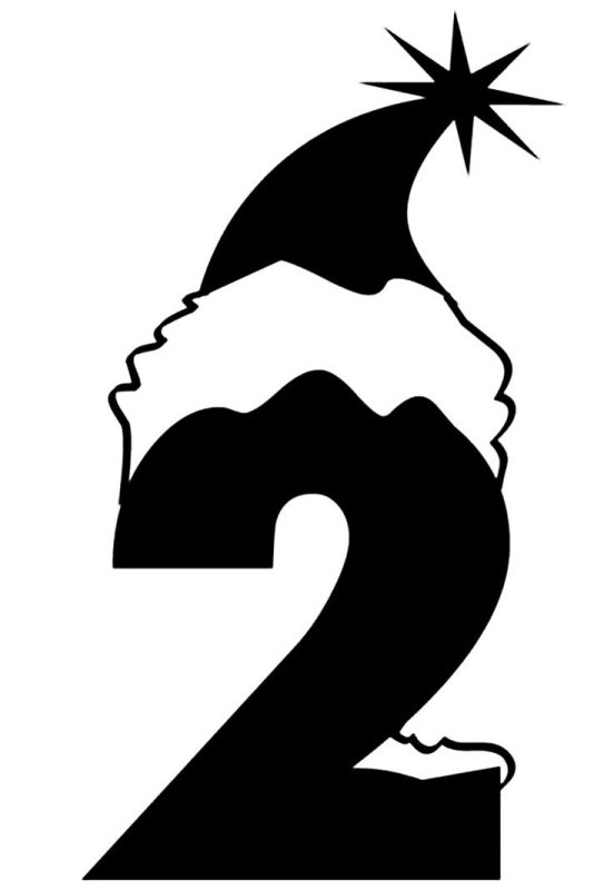 Трафарет "новогодний"