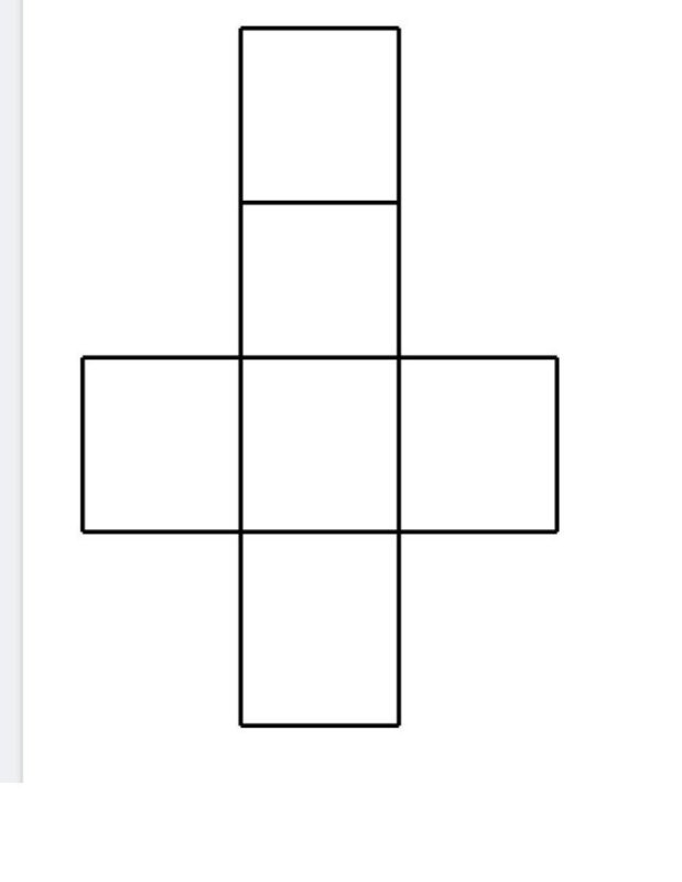 Куб развертка