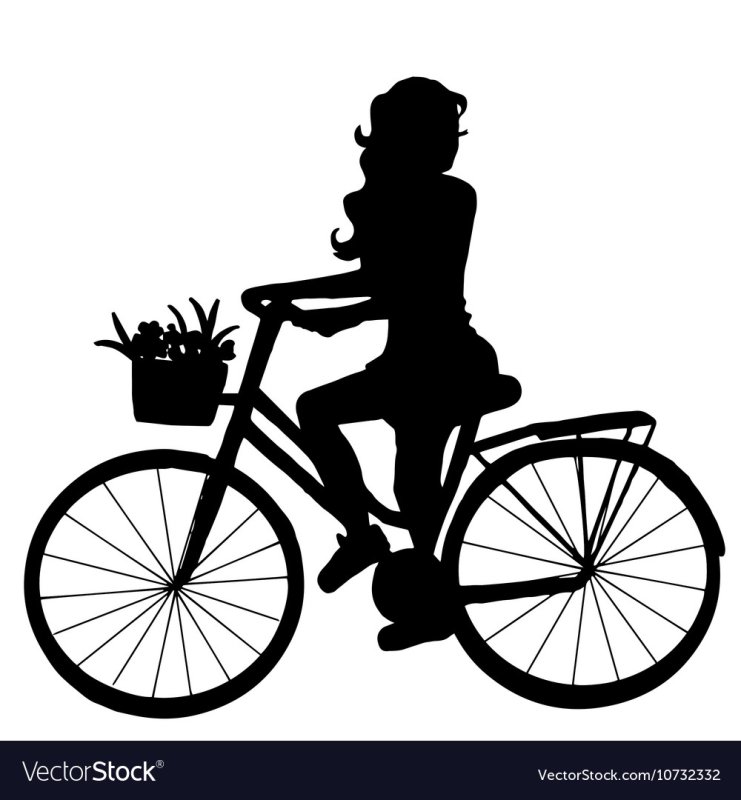 Велосипед силуэт