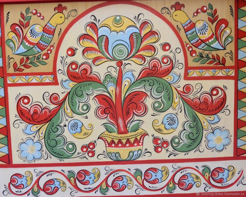 Северодвинская роспись Борецкая