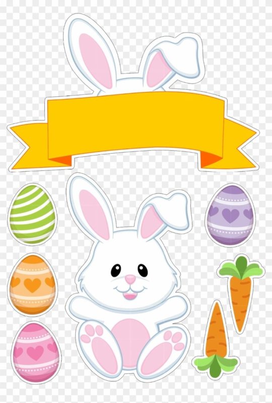 Аппликация кролик