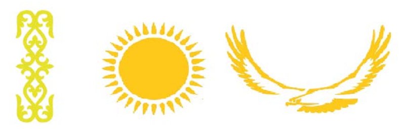 Беркут на флаге Казахстана