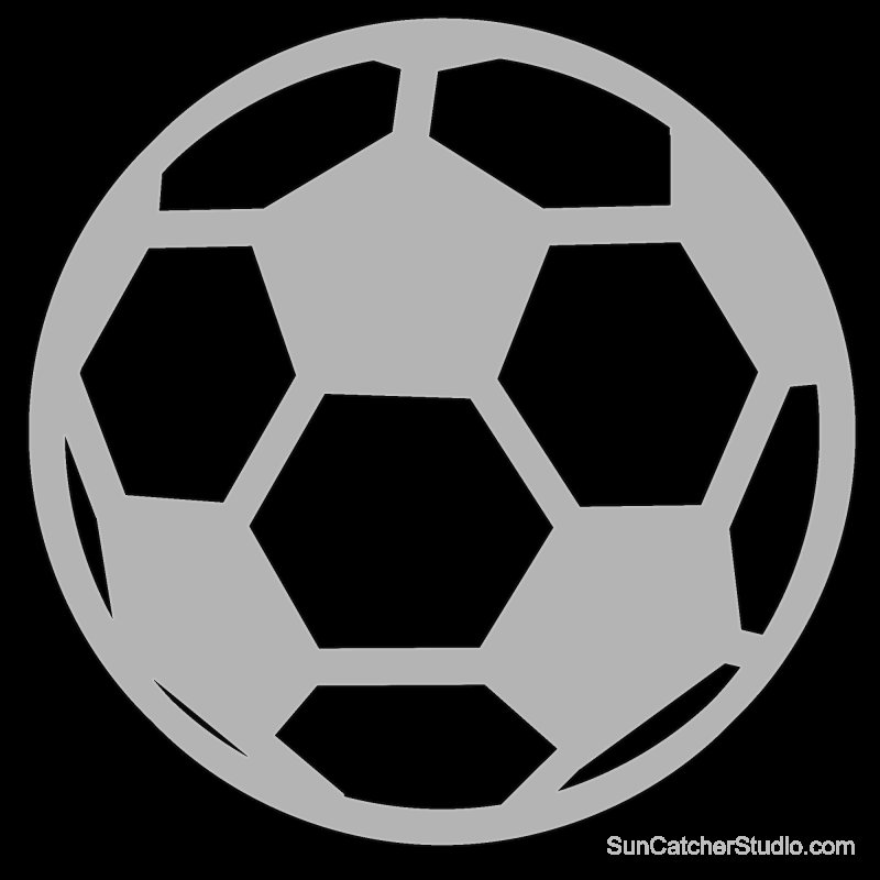 Футбольный мяч для вырезания