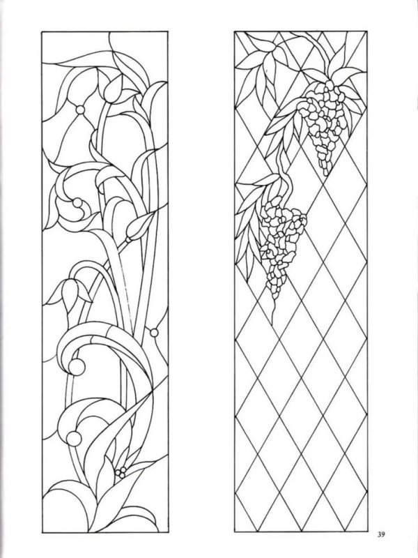 Витраж орнамент