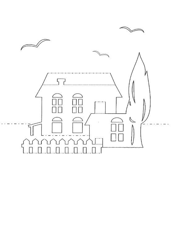 Объемные открытки архитектура