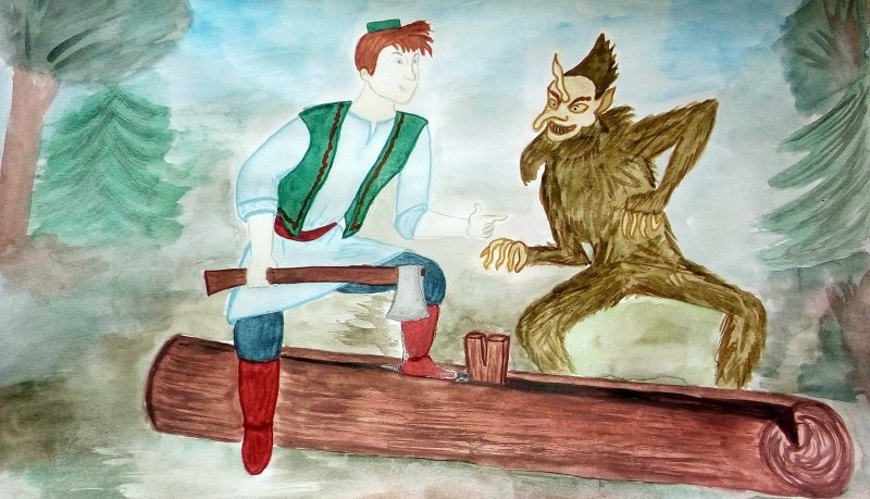 Рисунок Шурале Габдулла Тукай