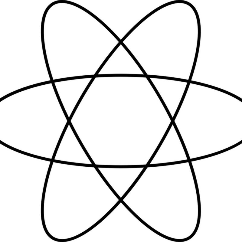 Атом без фона