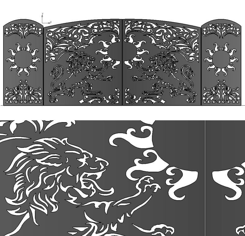 DXF чертежи для ЧПУ плазма