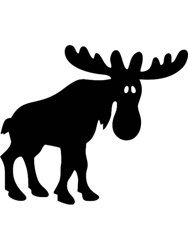 Силуэты животных для детей