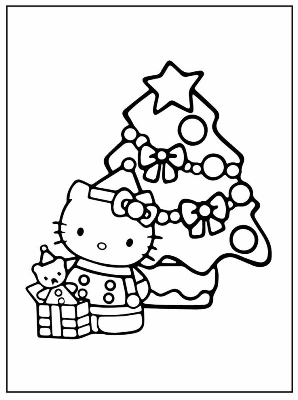 Бумажные сюрпризы для срисовки коллекции Хеллоу Китти