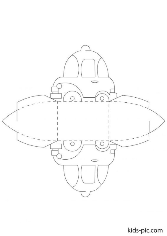 Поделки из бумаги машины
