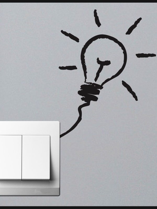 Трафарет для розеток и выключателей