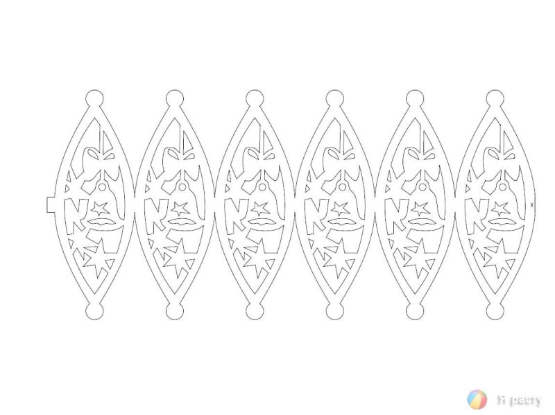 Ажурный шар из бумаги