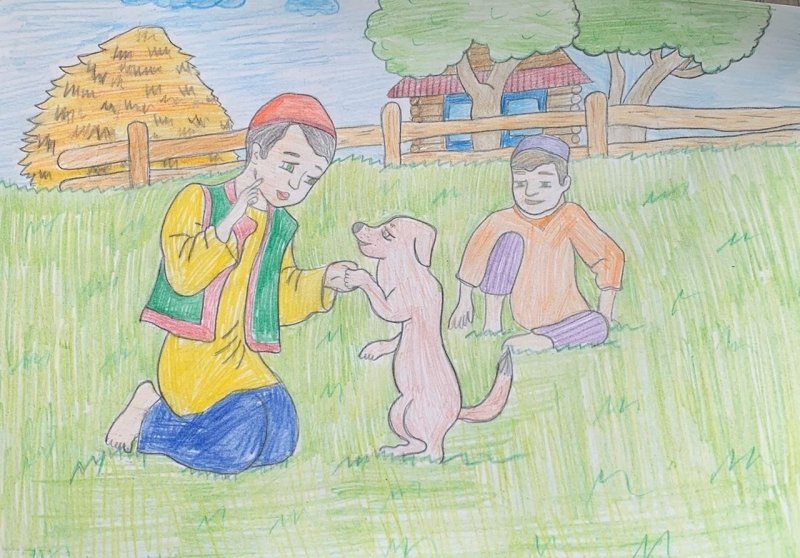 Рисование на тему Габдулла Тукай