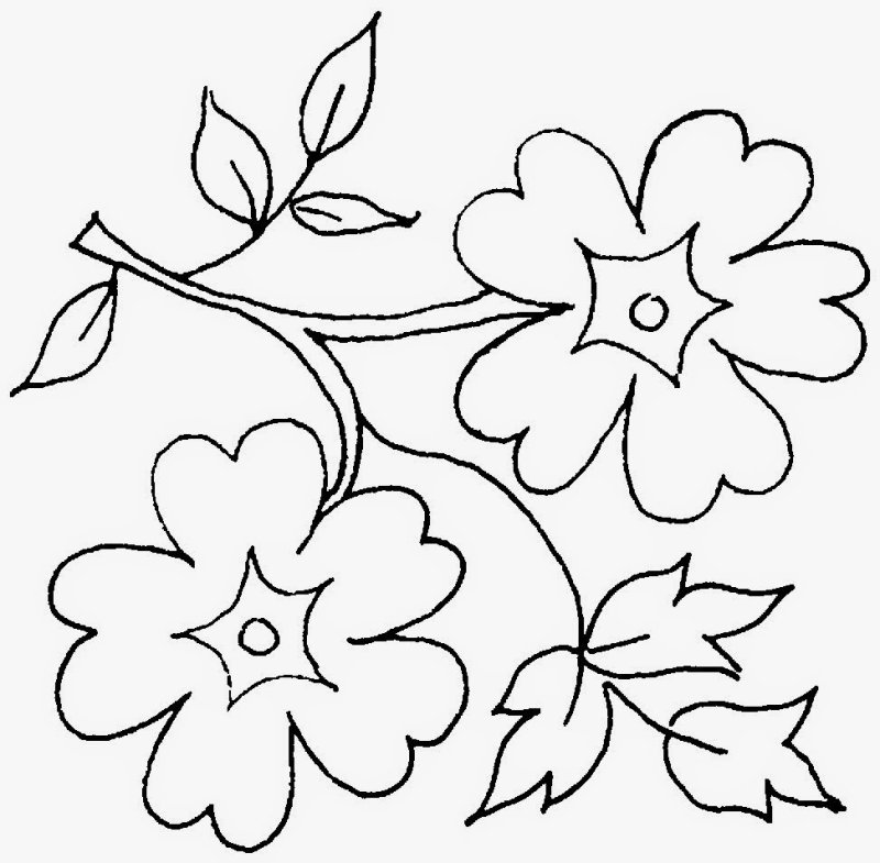 Трафарет "цветы"