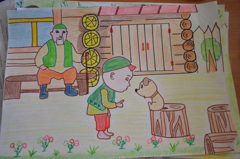 Легкий рисунок Габдуллы Тукая