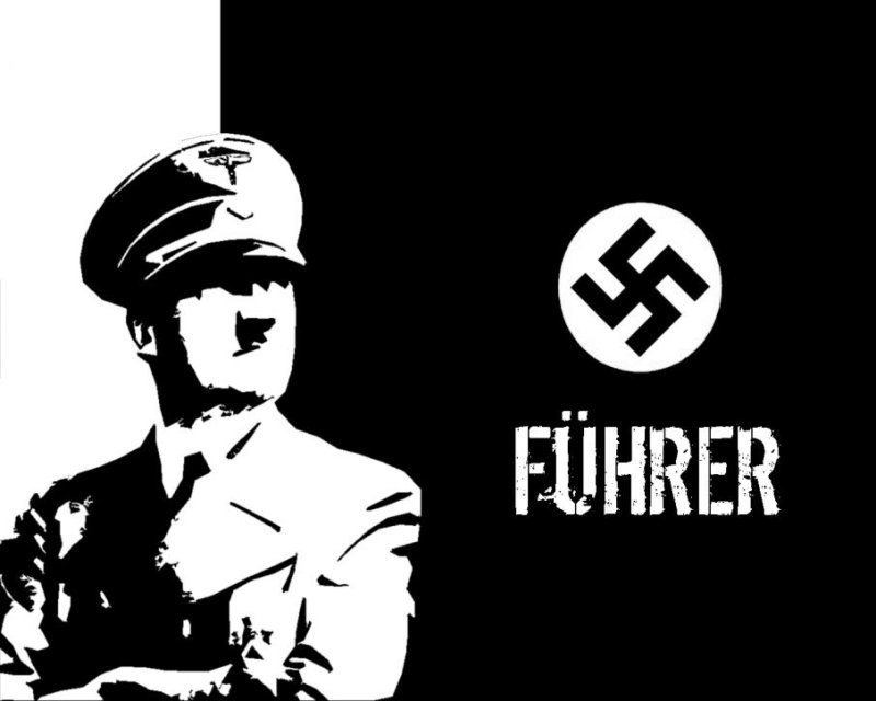 Флаг 3 рейха нацизм Адольф Гитлер