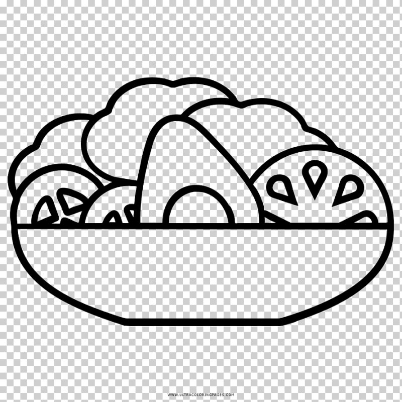 Фруктовый салат раскраска