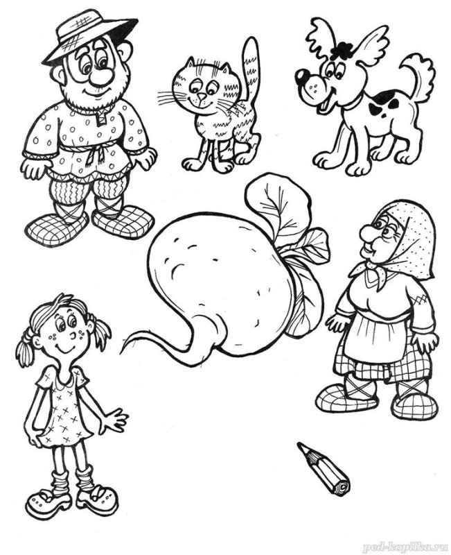 Сказки. Раскраски