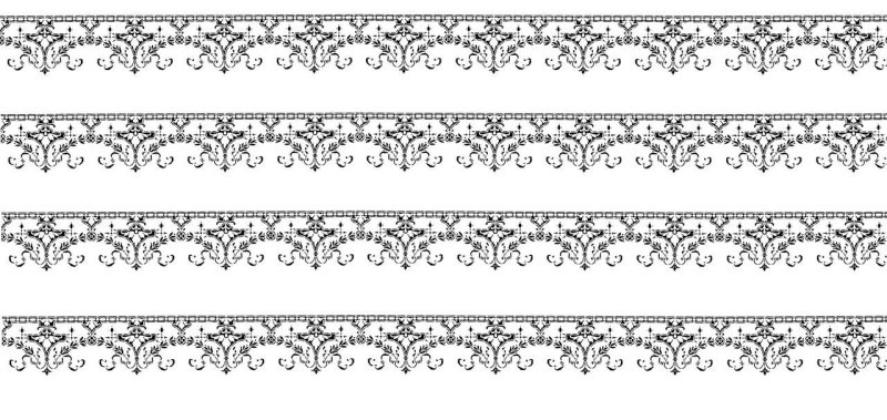 Узорный бордюр