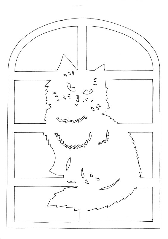 Вытынанка на окно