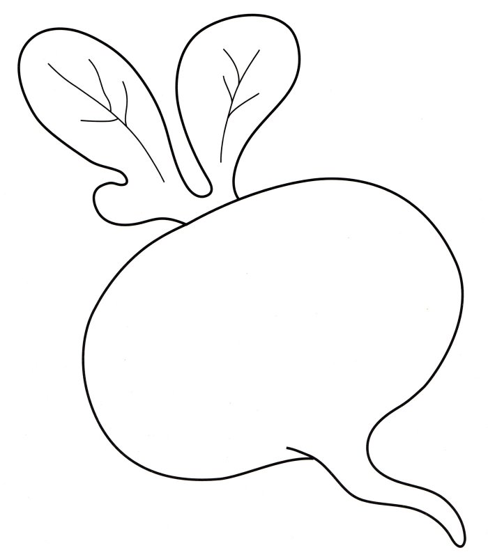 Репка раскраска для детей