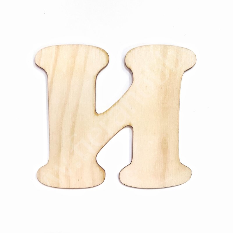 Буквы из дерева