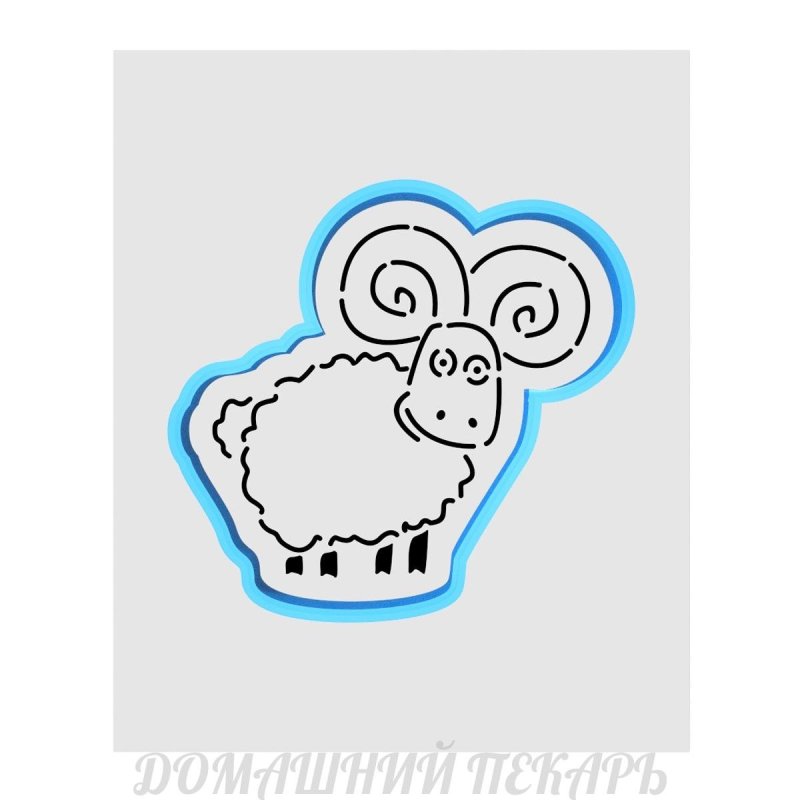 Трактор трафарет для пряника