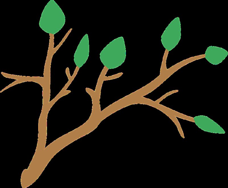 Ветка дерева для аппликации