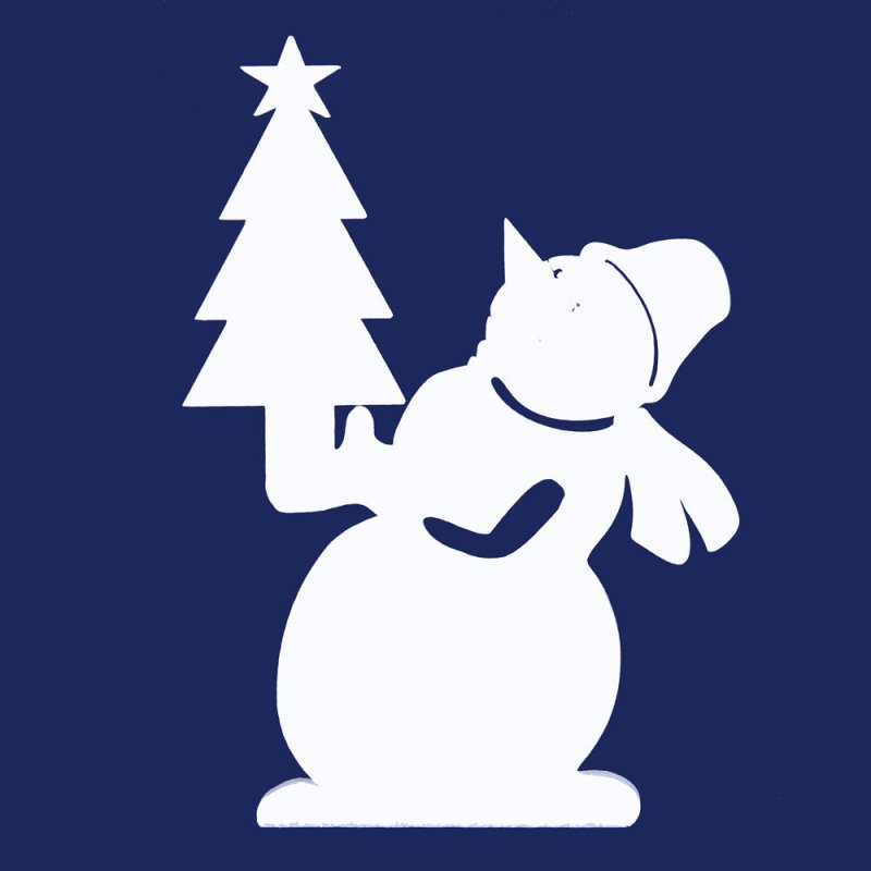 Новогодние фигуры на окна