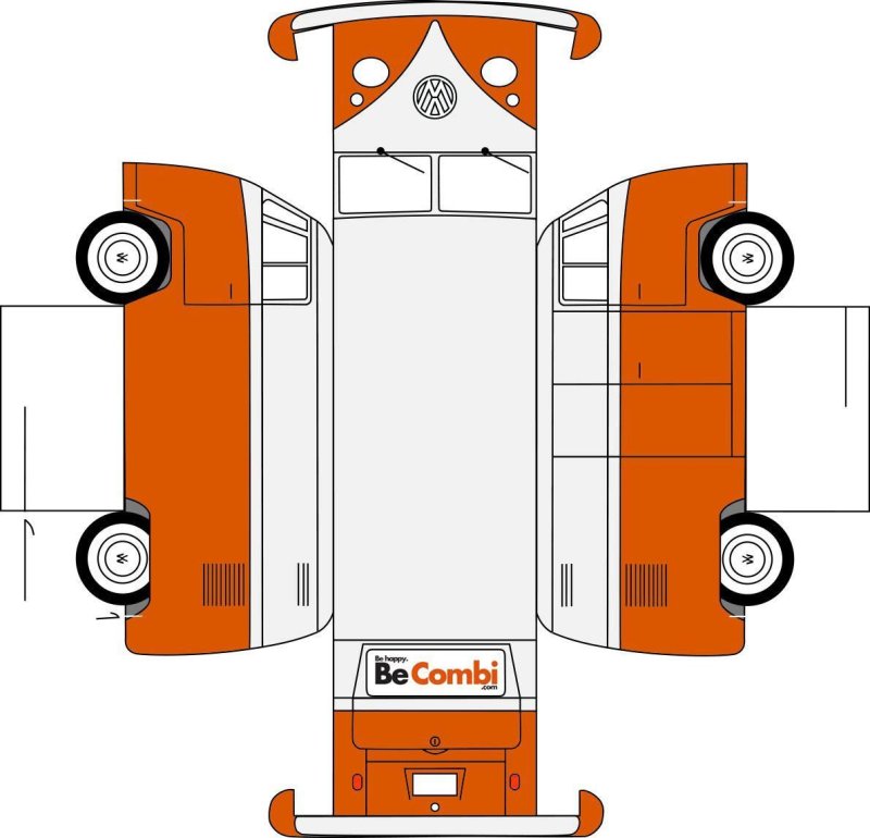 Поделки из бумаги машины