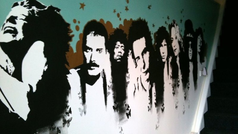 Картины андеграунд Цой