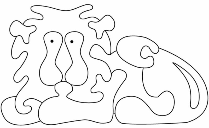Трафареты животных для вырезания
