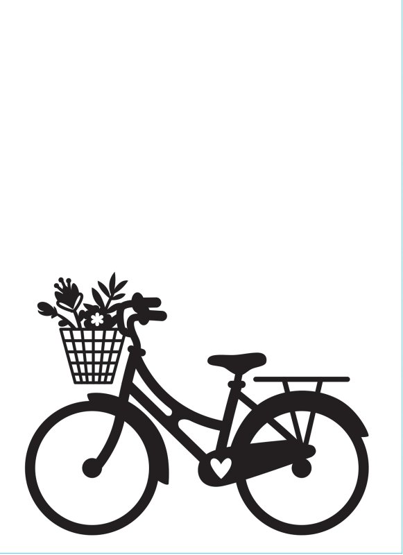 Велосипед силуэт