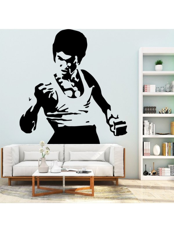 Брюс ли силуэт