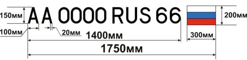 Регистрационный номер на лодку Размеры ГОСТ